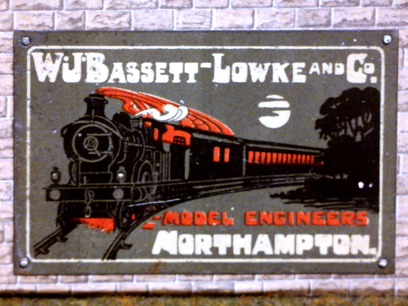 File:Bassett-Lowke and Co, enamelled tinplate miniature poster.jpg