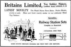 1923: Advertising: a higher-quality original is available on the Meccano Magazine Index website