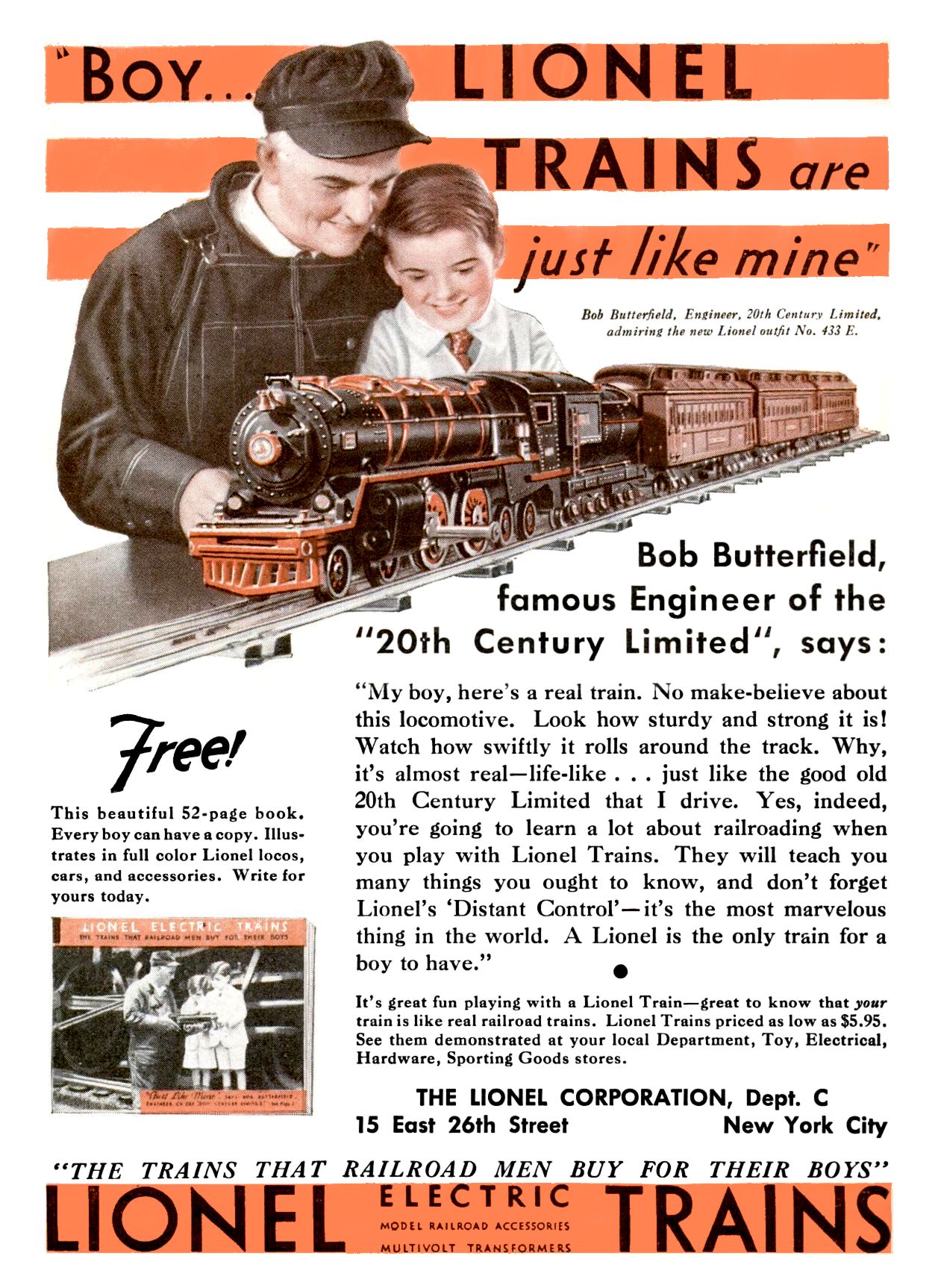 Lionel Trains advertising, "Popular Mechanics" magazine, 1912 [image 