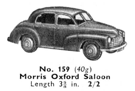 File:Morris Oxford Saloon, Dinky Toys 159 40g (MM 1954-03).jpg
