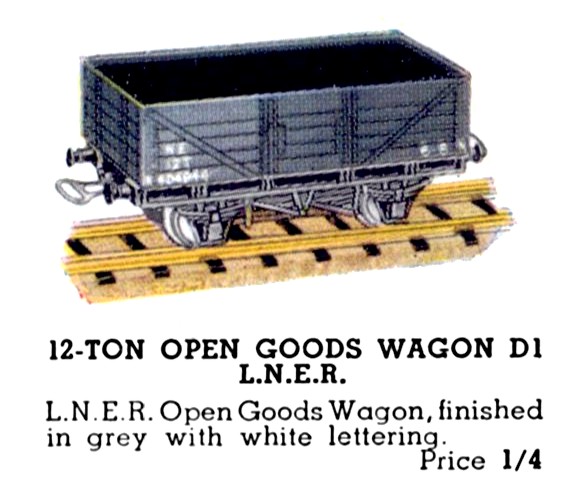 File:Open Goods Wagon 12-Ton LNER, Hornby Dublo D1 (HBoT 1939).jpg
