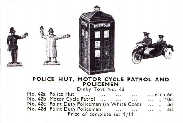 File:Police Hut, Motor Cycle Patrol and Policemen, Dinky Toys 42 (MM 1936-06).jpg