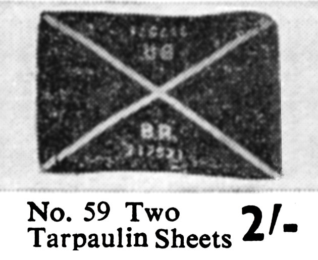 File:Two Tarpaulin Sheets, Wardie Master Models 59 (Gamages 1959).jpg
