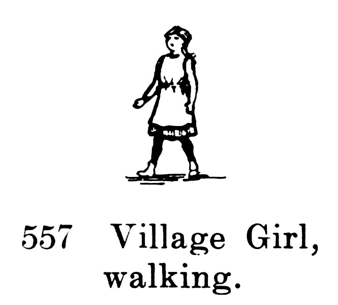 File:Village Girl, walking, Britains Farm 557 (BritCat 1940).jpg