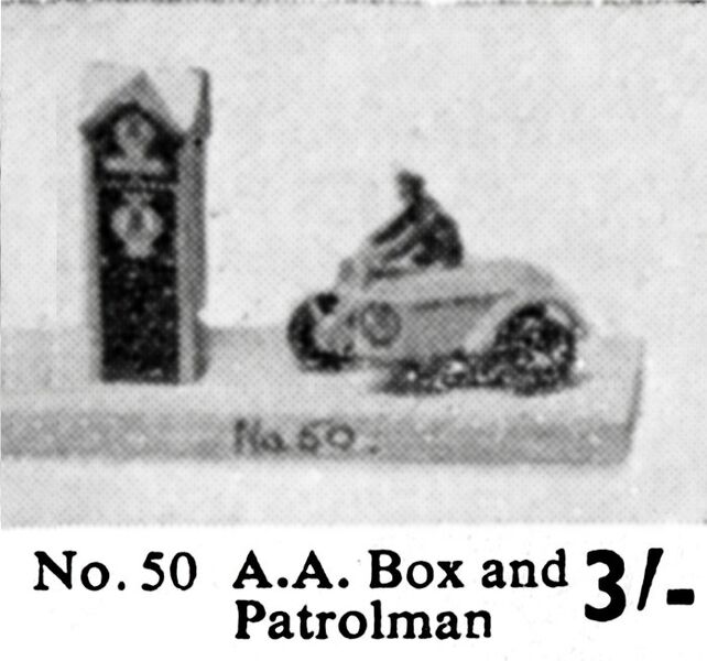 File:AA Box and Patrolman, Wardie Master Models 50 (Gamages 1959).jpg