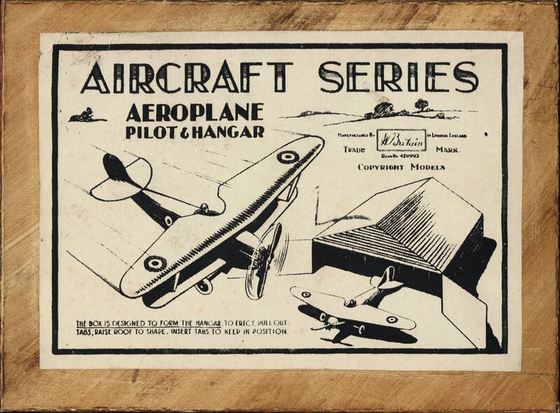 File:Aeroplane, Pilot and Hangar (Britains 1521).jpg
