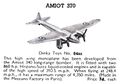 Amiot 370 monoplane, Dinky Toys 64az (MCat 1939).jpg