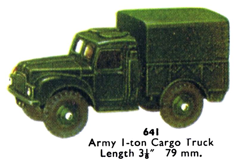 File:Army 1-Ton Cargo Truck, Dinky Toys 641 (DTCat 1958).jpg