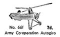 Army Co-operation Autogiro, Dinky Toys 66f (MM 1940-07).jpg