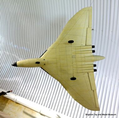 Radio-controlled Avro Vulcan bomber