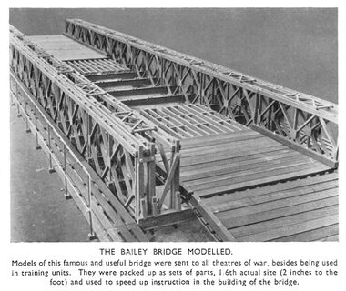 D-Day Bailey Bridge model, Bassett-Lowke
