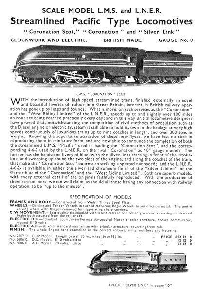 File:Bassett-Lowke streamliners, Coronation, Coronation Scot, Silver Link (BLMR 1937-11).jpg