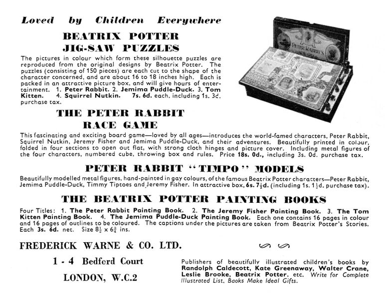 File:Beatrix Potter Frederick Warne trade advert (Gat 1956).jpg