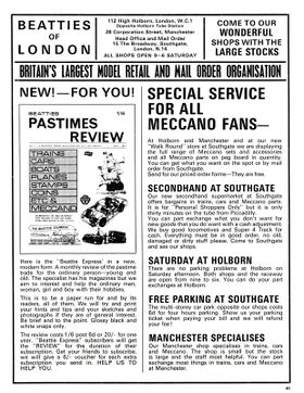 1967: Beatties advert, Meccano Magazine