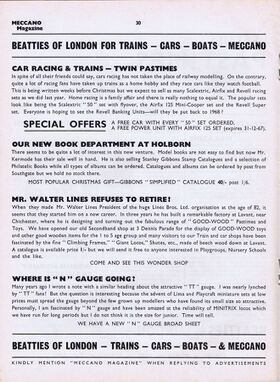 Beatties Pastimes Review Number 3, page 2/4, 1967