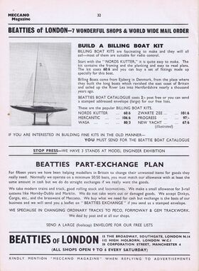 Beatties Pastimes Review Number 3, page 4/4, 1967