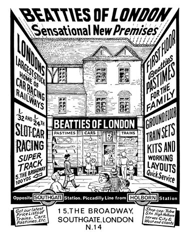 1966: "Beatties of London: Sensational New Premises, Southgate"