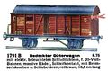 Bedeckter Güterwagen - Closed Goods Van with Lights, Märklin 1791-B (MarklinCat 1939).jpg