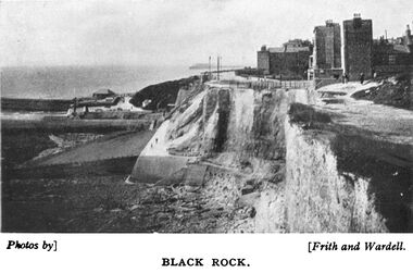 1933: Black Rock with the "Bungalow Station"
