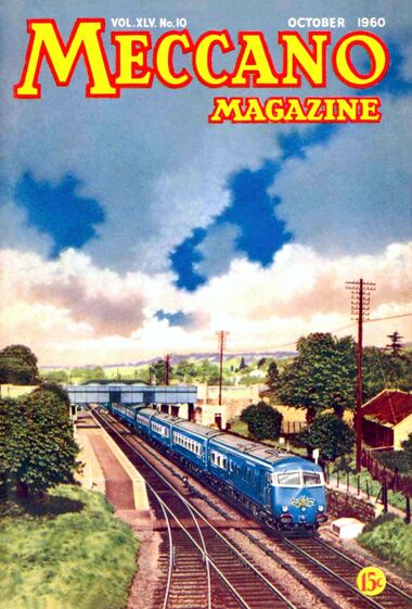 1960: Blue Pullman, on the cover of Meccano Magazine, October 1960