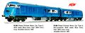 Blue Pullman Diesel Motor Cars, powered and unpowered, R-555 and R-556 (TR 1963).jpg