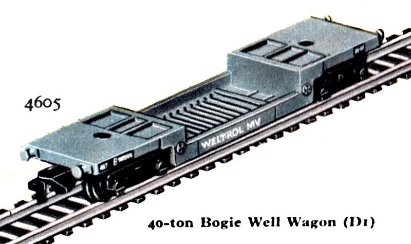 File:Bogie Well Wagon 40-Ton D1, Hornby Dublo 4605 (HDBoT 1959).jpg