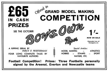 1933: Grand Model-Making Competition, advert from Meccano Magazine