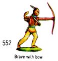 Brave with Bow, Britains Swoppets 552 (Britains 1967).jpg