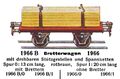 Bretterwagen - Timber Wagon, Märklin 1966 (MarklinCat 1931).jpg