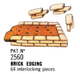 1996 catalogue image: Brick edging