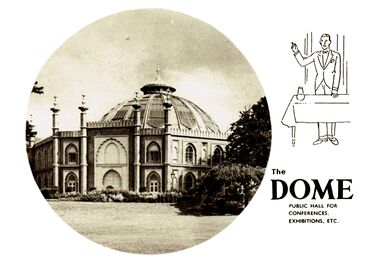 1939: "The Dome: Public Hall for Conferences, Exhibitions, etc."
