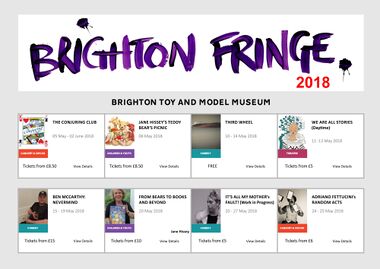 2018 Brighton Fringe events for Brighton Toy and Model Museum