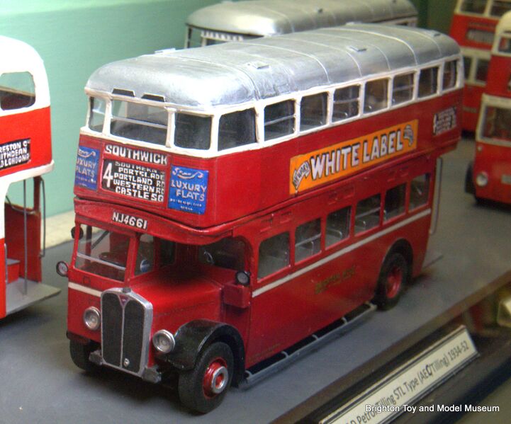 File:Brighton Hove and District AEC-Tilling petrol STL-Type No4 bus, angled (Ken Allbon).jpg