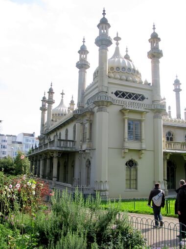 Brighton Pavilion, from the Pavilion Gardens, 2011
