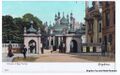 Brighton Pavilion before the construction of the Indian Gate, pre-1921 (postcard, old, unclaimed).jpg