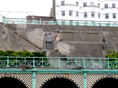 Brighton Promenade, stairways and doorways detail