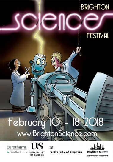 2018 Brighton Science Festival poster