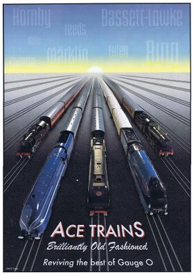 ~2013: "Brilliantly Old-Fashioned" ACE Trains poster
