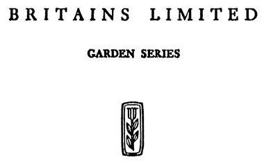 ~1931, Britains Limited Garden Series