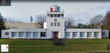 2021: Google StreetView image of the Control Tower and Aero Clubhouse building, copyright Google 2021-2023