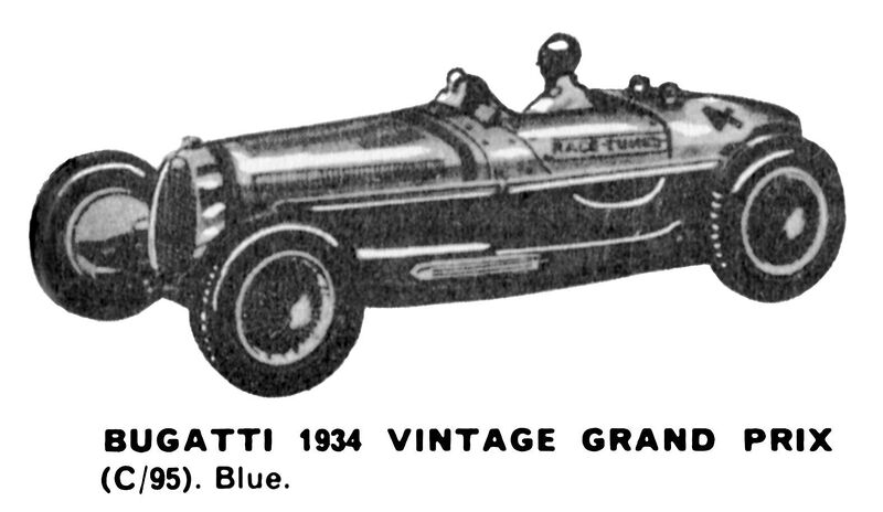 File:Bugatti 1934 Vintage Grand Prix, Scalextric Race-Tuned C-95 (Hobbies 1968).jpg