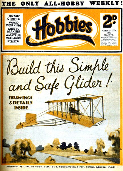 File:Build This Simple and Safe Glider, Hobbies no1878 (HW 1931-10-17).jpg