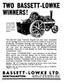 Burrell traction engine, Streamlinea motor boat, Bassett-Lowke (MM 1935-08).jpg