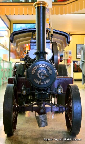 File:Castor, quarter scale working model Fowler traction engine (P Hains).jpg