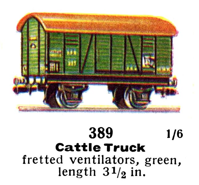 File:Cattle Truck, 00 gauge, Märklin 389 (Marklin00CatGB 1937).jpg
