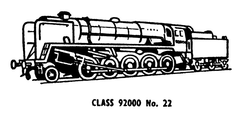 File:Class 92000 locomotive, lineart (Kitmaster No22).jpg