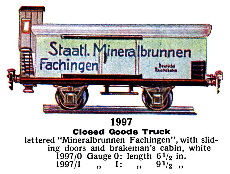 File:Closed Goods Truck, Staatl Mineralbrunnen Fachingen, Märklin 1997 (MarklinCat 1936).jpg