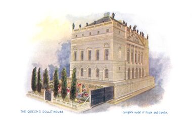"Complete model of House and Garden", postcard, Series Six Number One