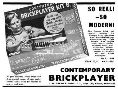 1960: "So Real – So Modern!" Contemporary Brickplayer