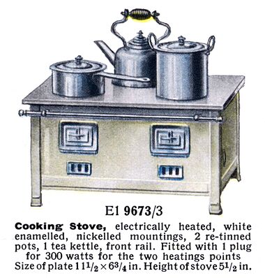 1936: Top-of the range electric cooking stove El 9673/3